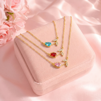 Crystal Tulip Necklace