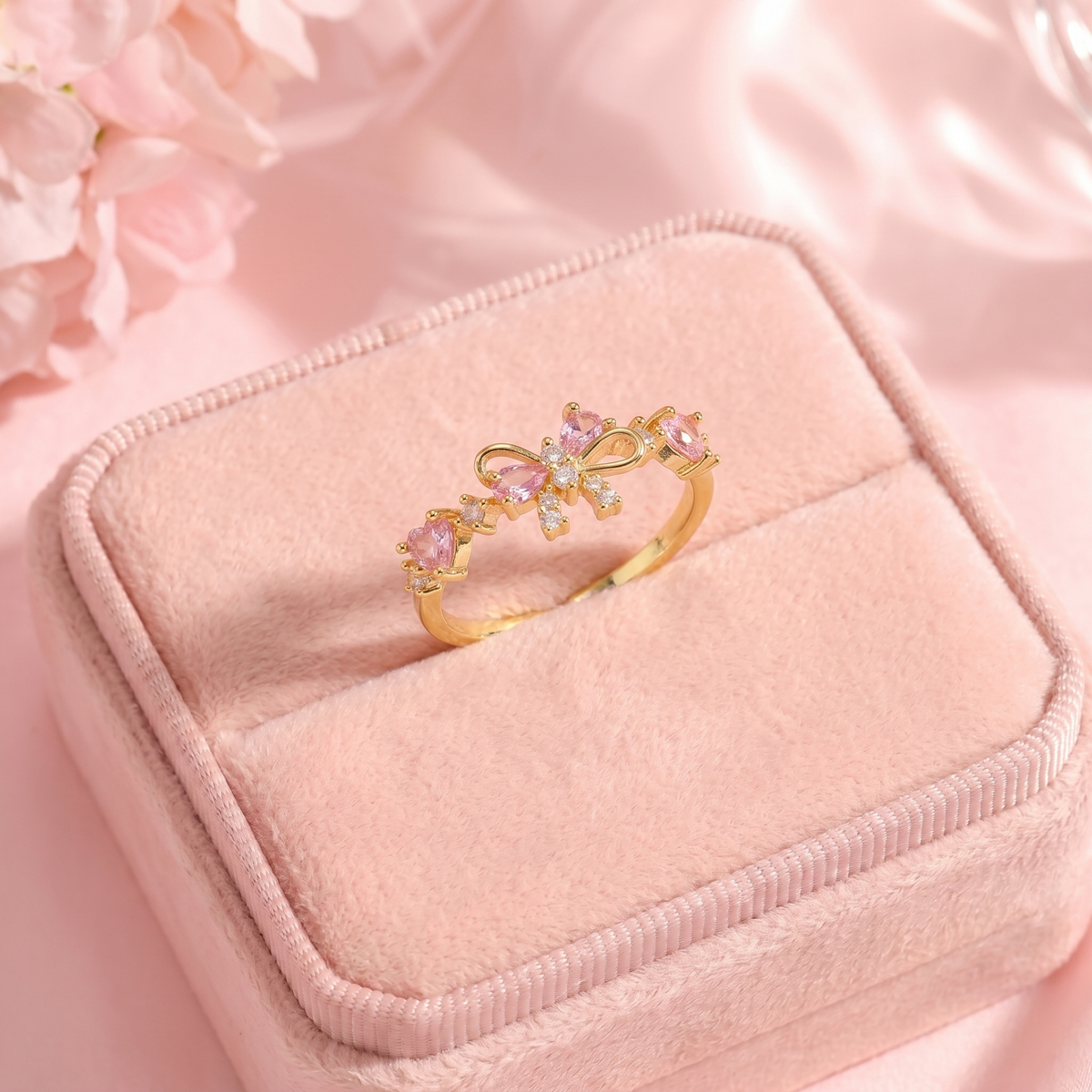 Crystal Bow Ring