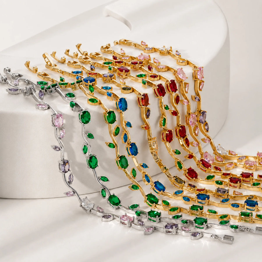 Crystal Tulip Bracelet